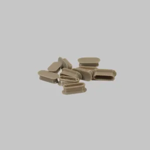 Skadis compatible rubber slot cover pack of 10 - Grey