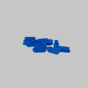 Skadis compatible rubber slot cover pack of 10 - Blue